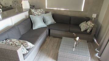 TV connectée, cheminée