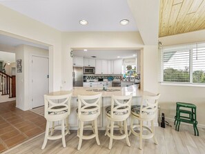 Fridge, microwave, stovetop, dishwasher - 3547 Gasparilla - 4 Bedroom - Pool Home - Close to the Beach! (Boca Grande)