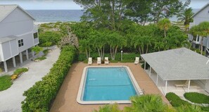 Pool - Sundown 03:  2-bed, 2-bath townhome in Boca Grande stunning Gulf front views, a relaxing getaway. (Boca Grande)