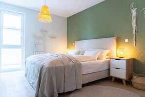 1 bedroom, iron/ironing board, travel crib, free WiFi