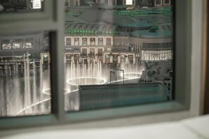 Apartment, Balcony, City View | View from room - Bellavista-Dazzling 2BR-Burj & Fountain (Dubai)