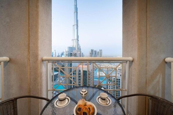 Apartment, Balcony, City View | Balcony - Bellavista-Dazzling 2BR-Burj & Fountain (Dubai)