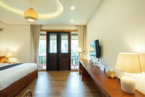 Premium-Doppelzimmer, Gartenblick | Ausblick vom Zimmer