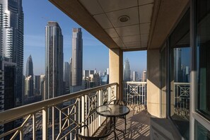 Apartment, Balcony, City View | Balcony - Bellavista-High Floor-Full Burj&Fountain (Dubai)