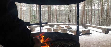Enceinte de l’hébergement