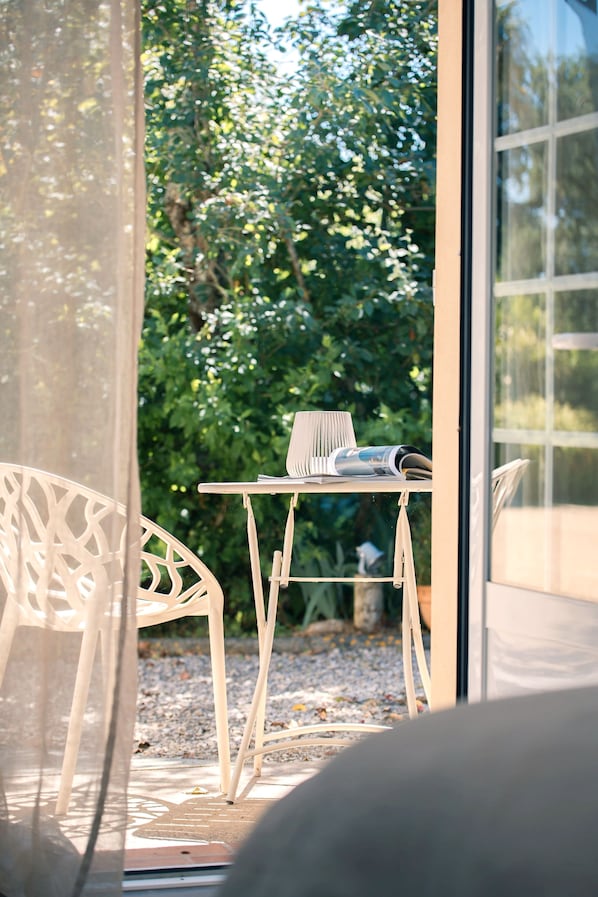 Comfort tweepersoonskamer, uitzicht op tuin | Gratis wifi