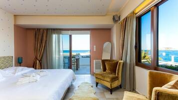Standard Suite, Sea View | 1 bedroom, iron/ironing board, free WiFi, bed sheets