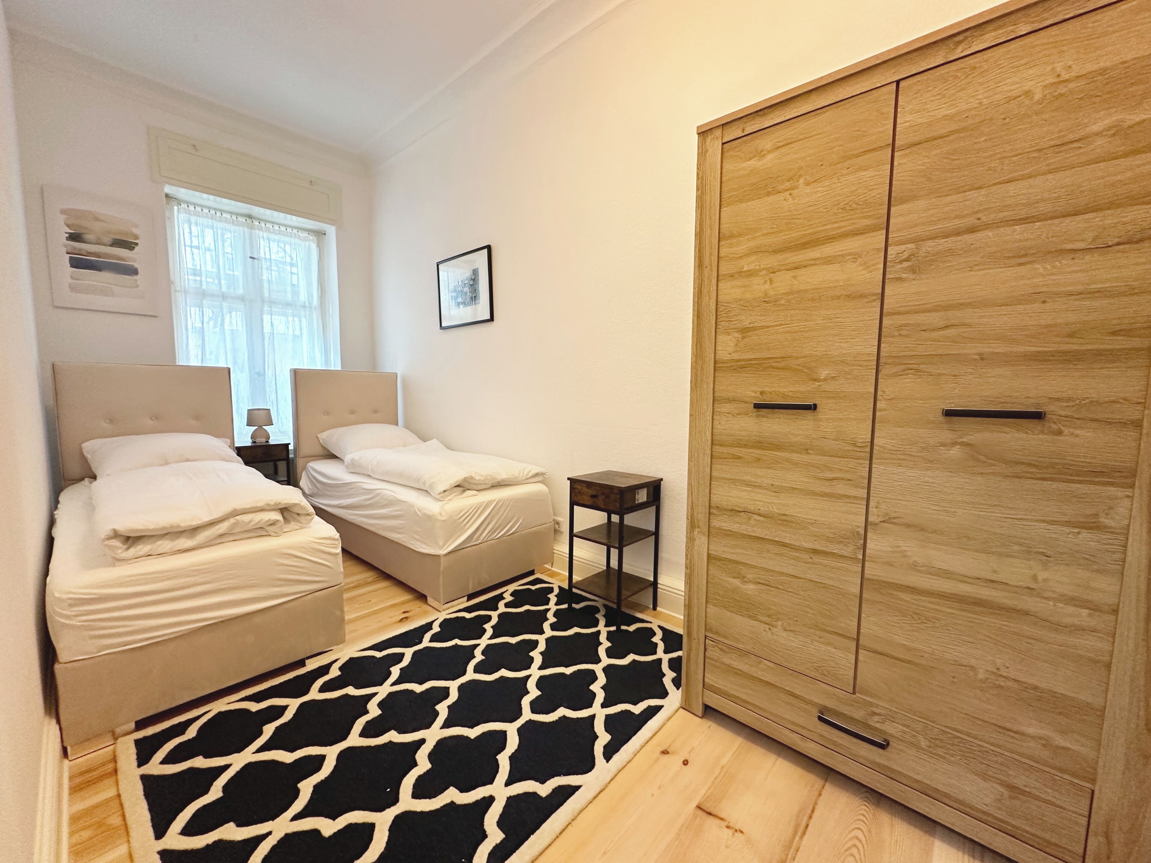 2 bedrooms, iron/ironing board, travel cot, free WiFi