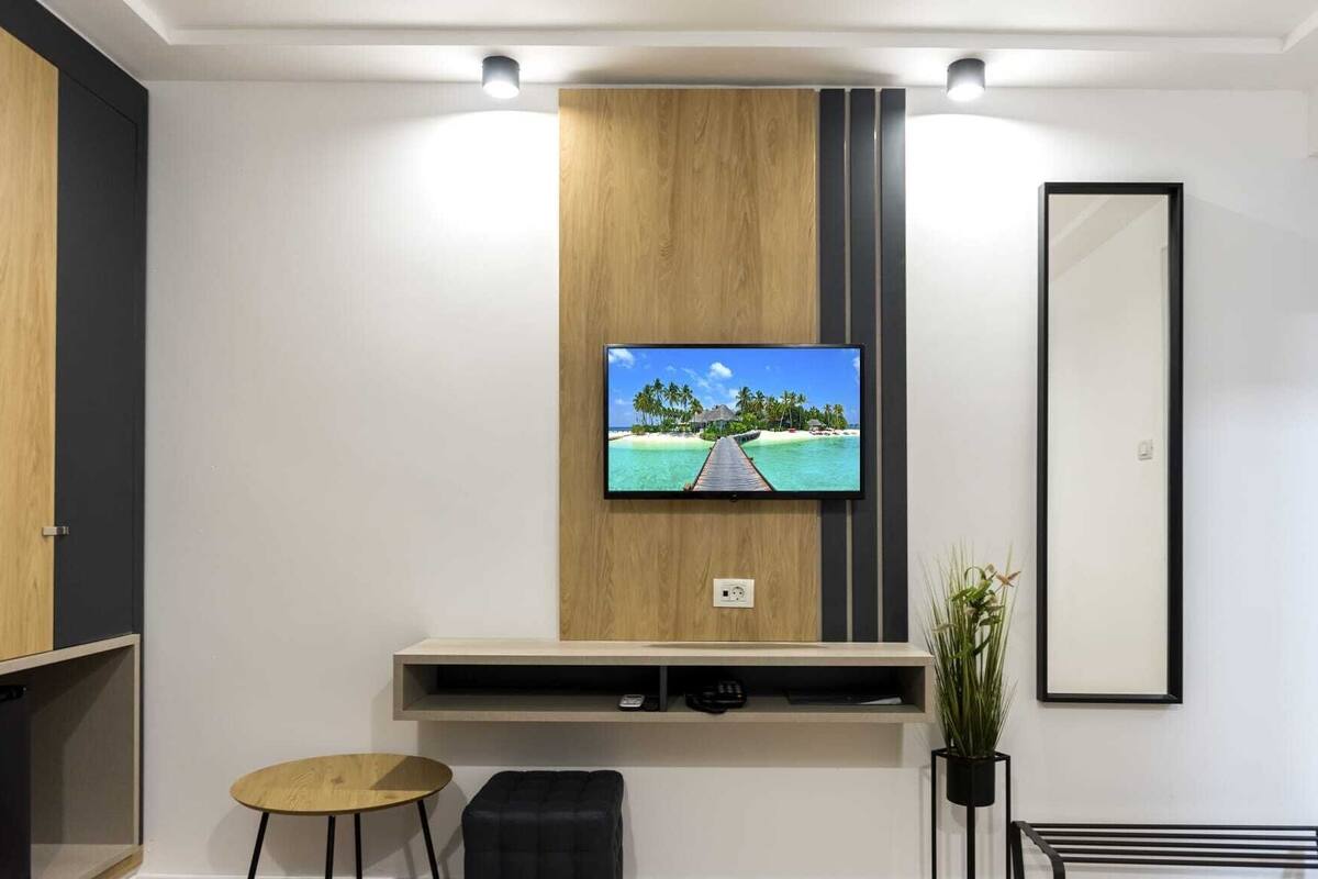 Double Room, Balcony, Partial Sea View | In-room safe, free WiFi, bed sheets