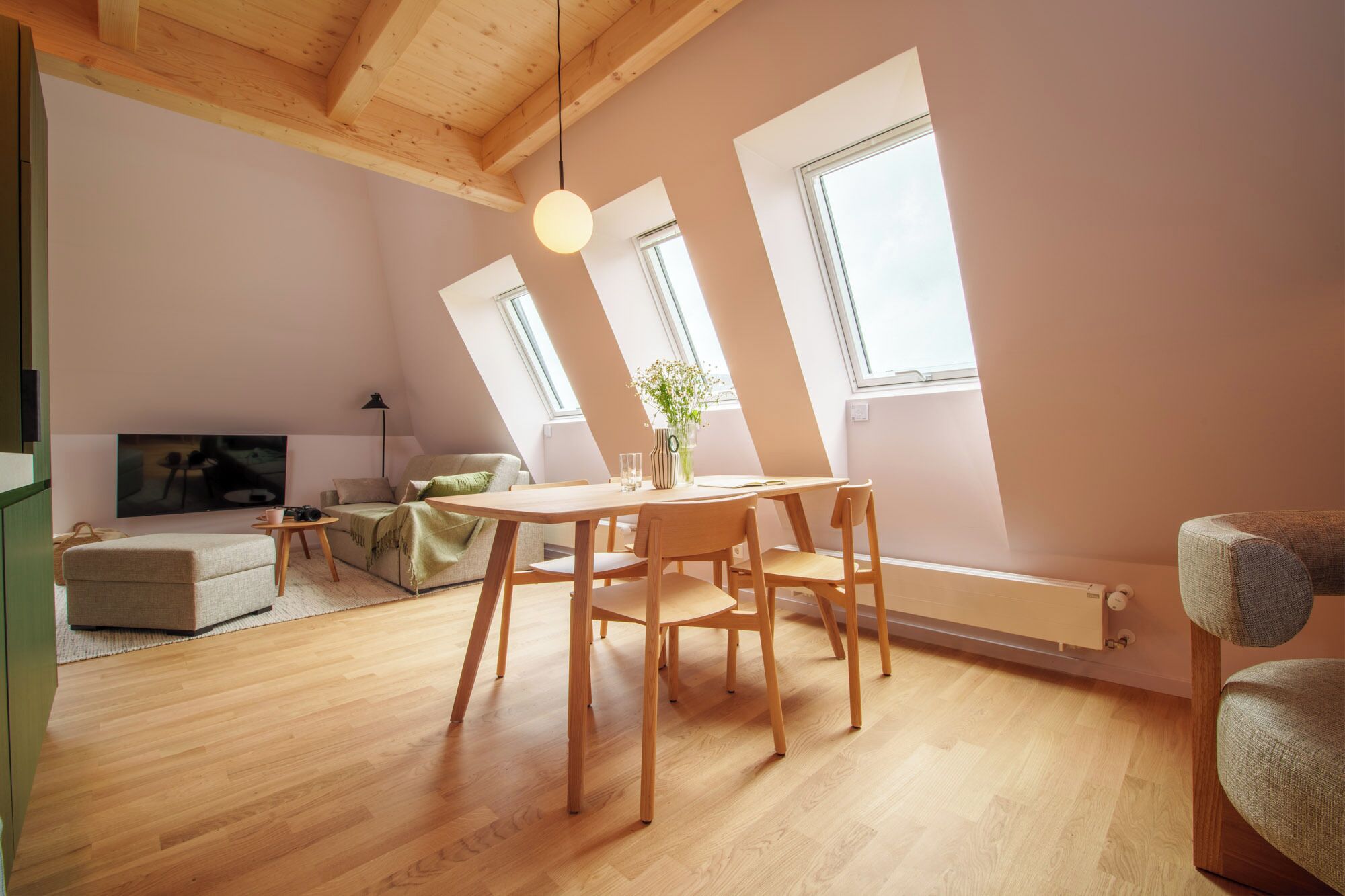 Comfort maisonnette, uitzicht op meer | Een laptopwerkplek, gratis wifi