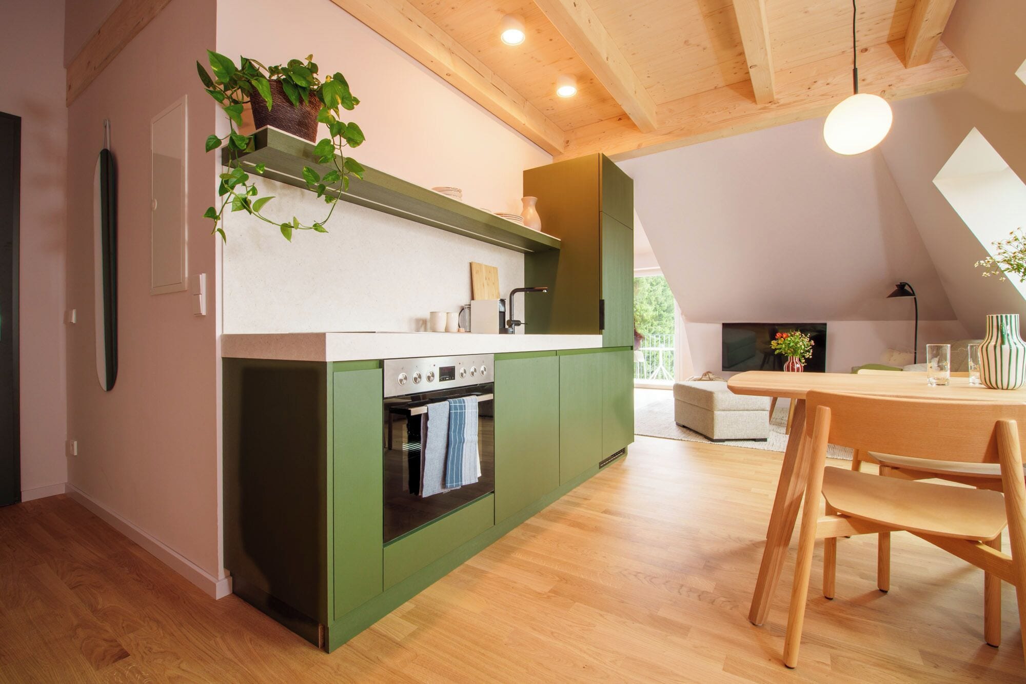 Comfort-Maisonette, Seeblick | Eigene Küche | Kühlschrank, Mikrowelle, Herdplatte, Geschirrspüler