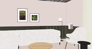 Dúplex superior, vistas al lago | 1 dormitorio, espacio para trabajar con un portátil, wifi gratis
