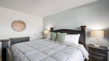 1 bedroom, travel crib, WiFi, bed sheets