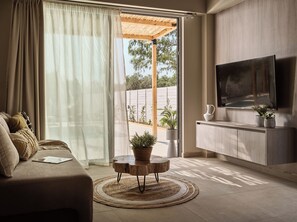 Superior Duplex, Garden View | Living area - Liostasi Village  (Zakynthos)