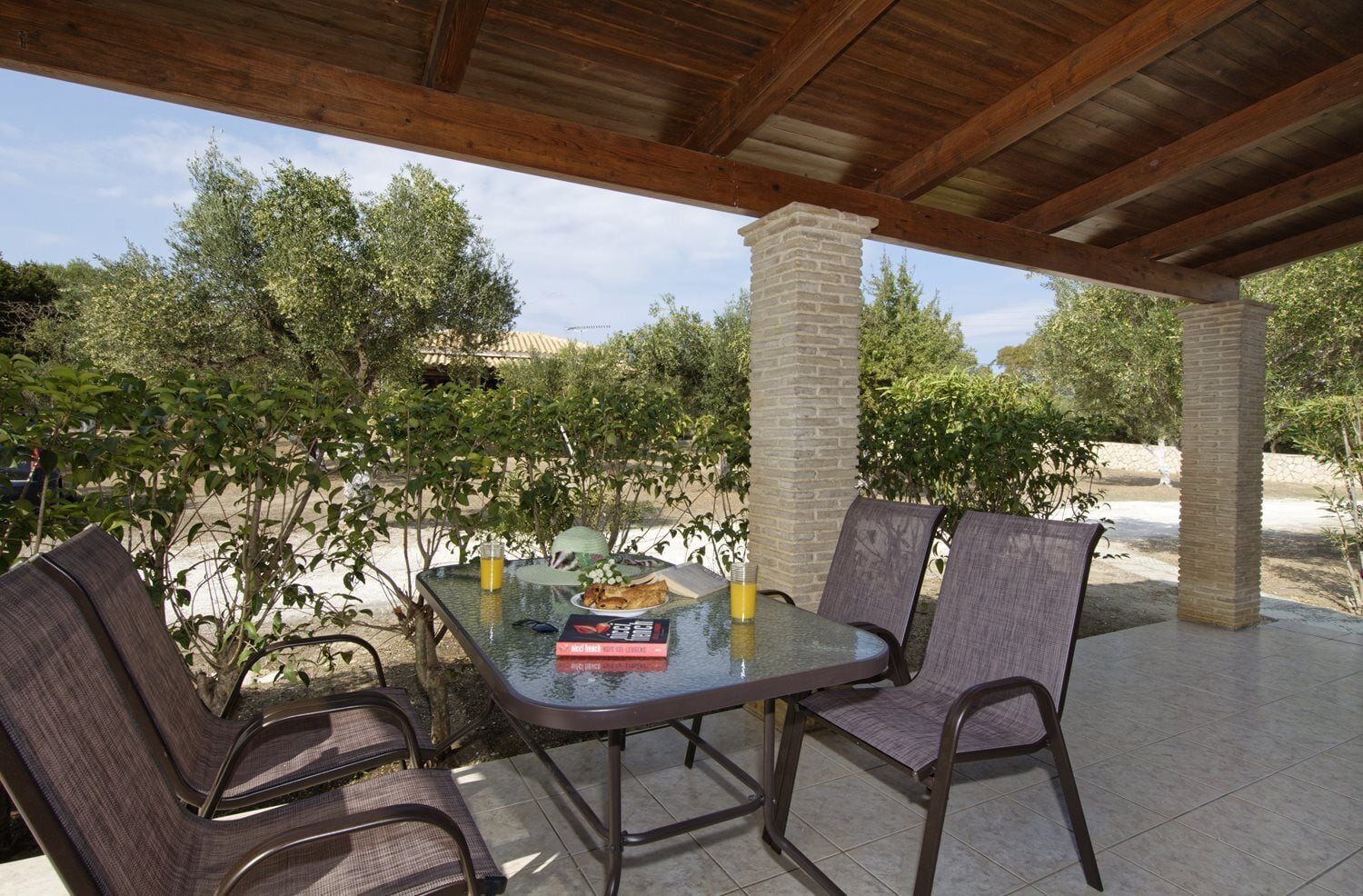 Standard-Ferienhaus, 1 Schlafzimmer, Gartenblick | Terrasse/Patio