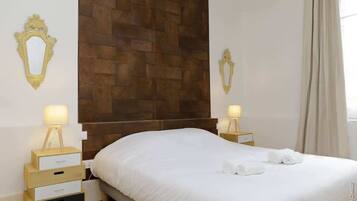 3 soverom, strykejern/-brett, reiseseng for barn og wi-fi (inkludert)