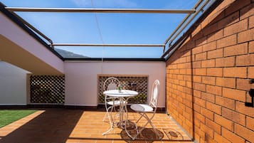 Panoramic Apartment, Partial Sea View | Terrace/patio