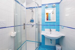 Appartement Panoramique, vue partielle sur la mer | Salle de bain