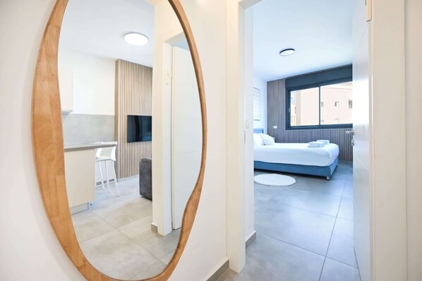 1 bedroom, iron/ironing board, travel crib, WiFi