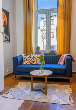 Comfort-Studiosuite | Bügeleisen/Bügelbrett, kostenloses WLAN