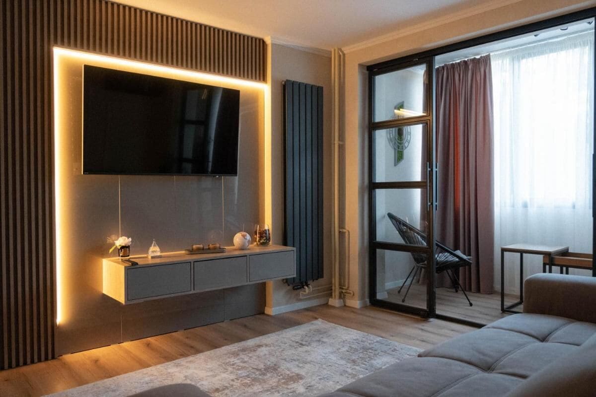Apartamento, 1 quarto, acessível, vista para o jardim | Sala de estar