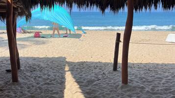 On the beach