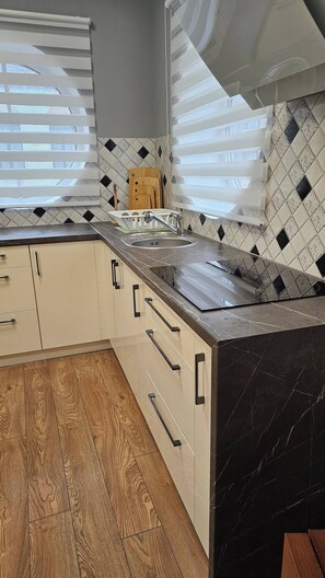 Leilighet, 1 soverom, terrasse, byutsikt | Innvendig