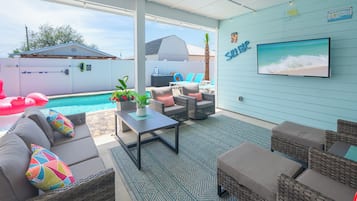 Una piscina climatizada