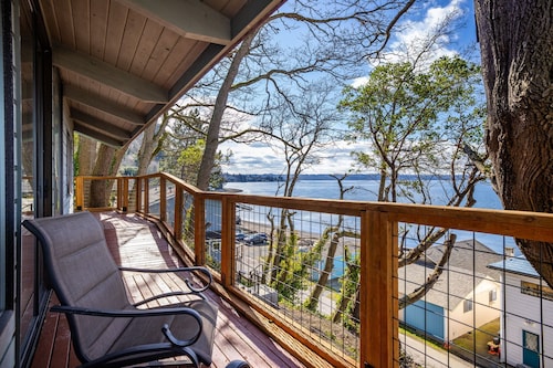 Dash Point Retreat by the Beach with Amazing Water Views from Almost Every Room.