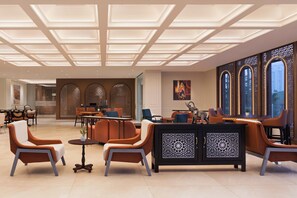 Coin salon dans le hall