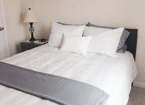 3 bedrooms, iron/ironing board, travel cot, WiFi