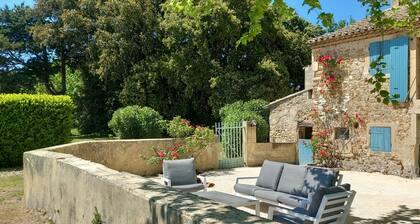 Les ChĂȘnes Verts - Vaucluse - Mas provençal privatif 10p piscine pleine campagne