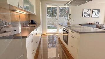 KĂŒhlschrank, Ofen, Herdplatte, GeschirrspĂŒler