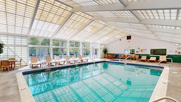 Indoor pool, a heated pool