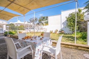 Standard Villa, 2 Bedrooms, Terrace (Dimora Del Mare - Villa with Garden) | Outdoor dining - Dimora Del Mare - Villa With Garden Near The Sea (Porto Cesareo)