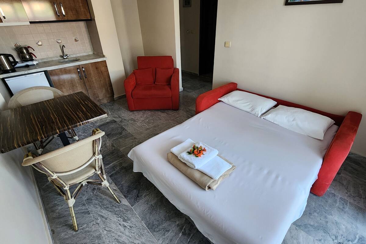 Apartment | 1 bedroom, in-room safe, bed sheets