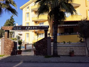 Overnatningsstedets facade