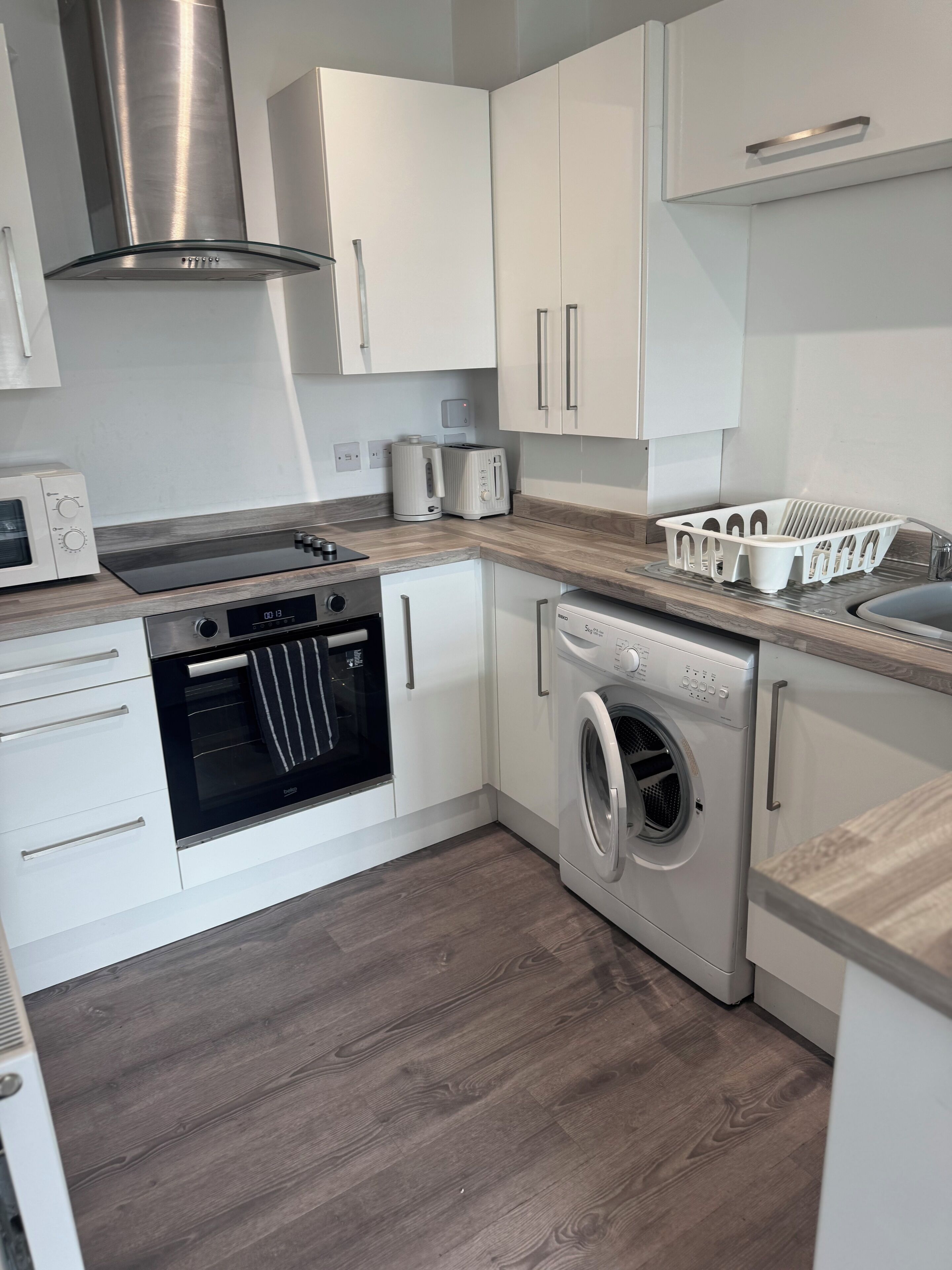 Microwave, oven, stovetop
