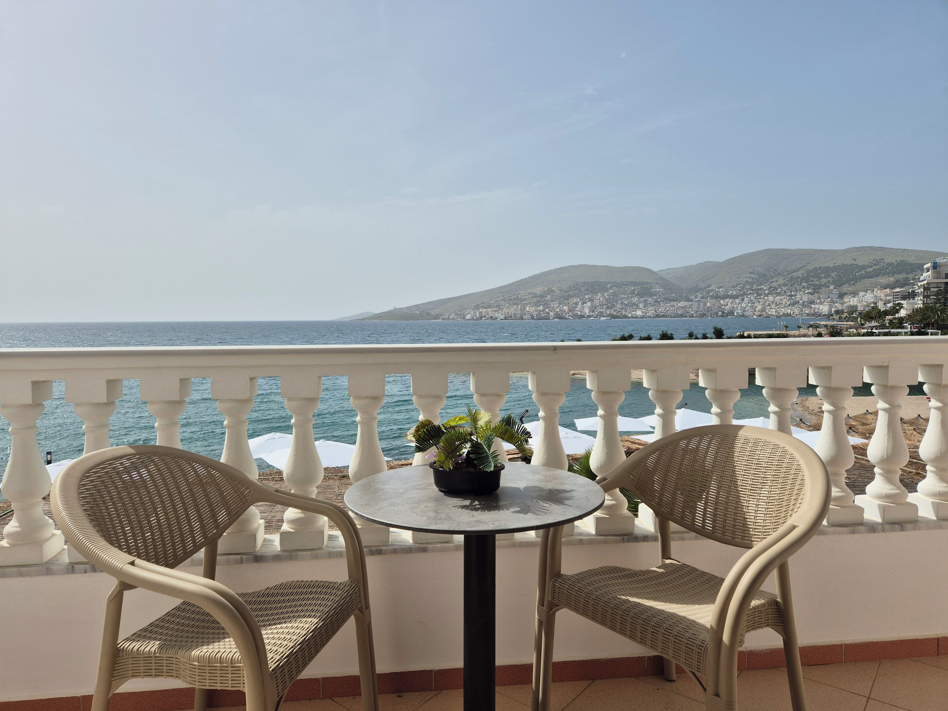 Queen Room with Sea View | Balcony view