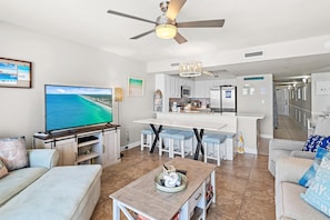 Condo, Multiple Beds (Pelican Isle 512) | Living area | TV - Pelican Isle 512 (Fort Walton Beach)
