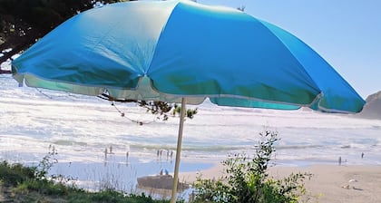 Cabin on the beach with panoramic view in Pichicullin. Mehuin.
