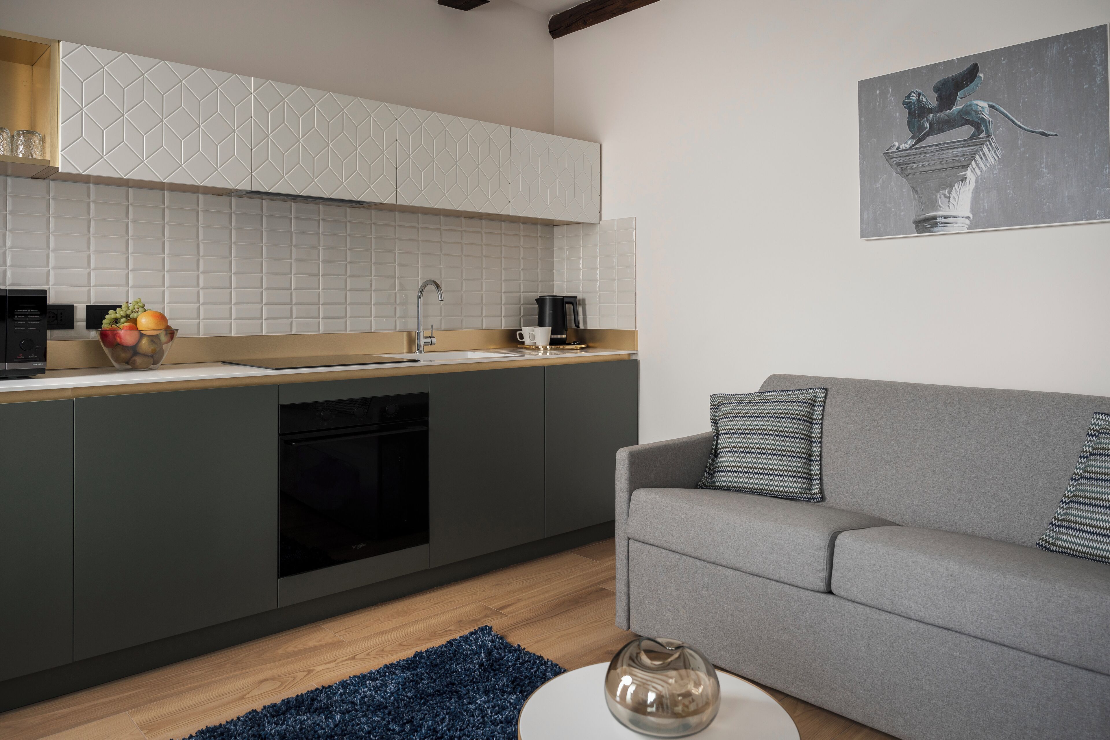 Appartement Supérieur, vue canal (D30) | Cuisine privée