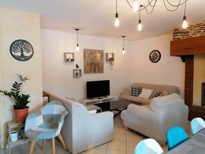 تلفزيون، مدفأة