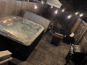 Terrace/patio - Downtown Townhome with Private Hot Tub! (Columbus)