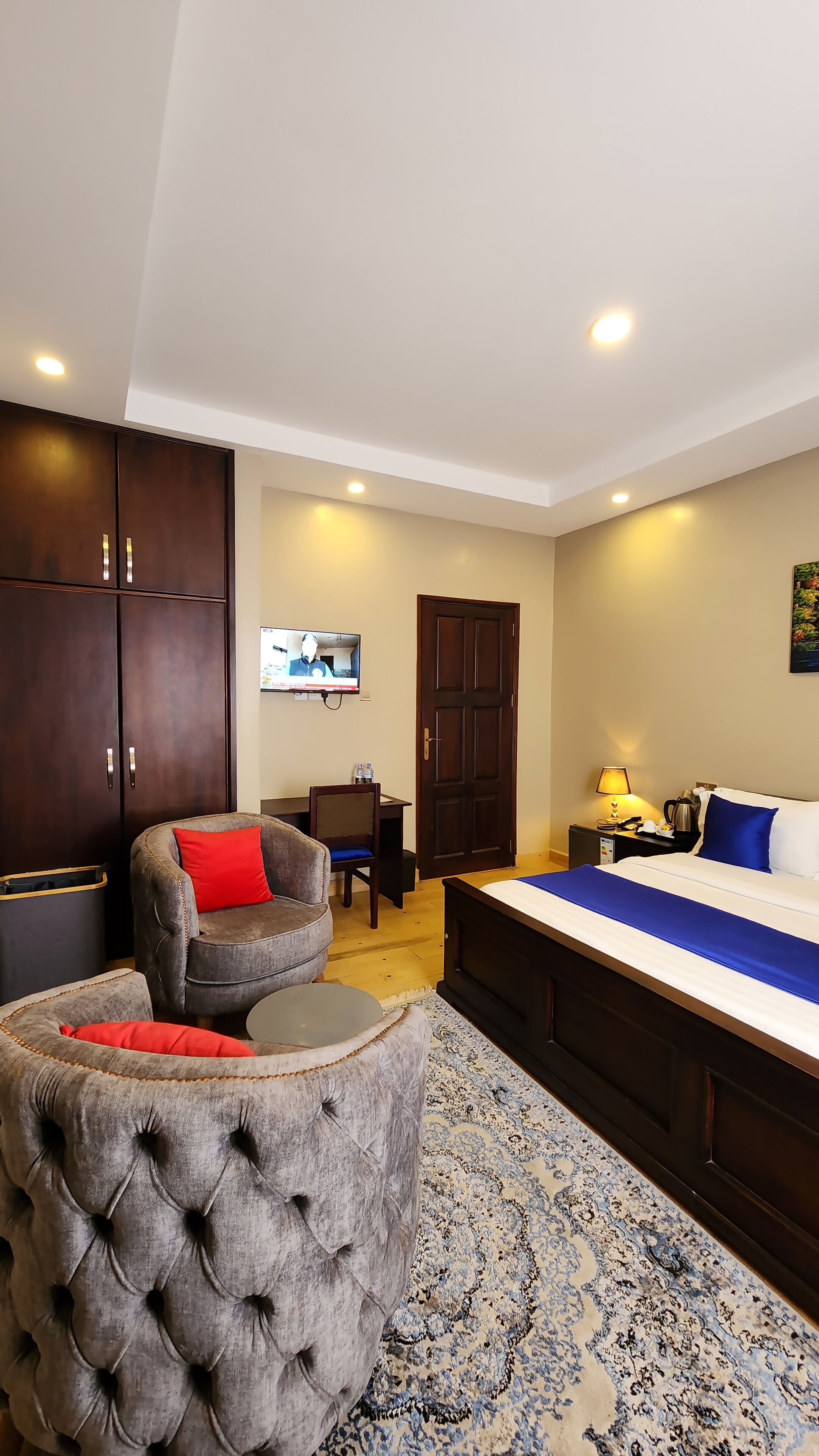 ラグジュアリー ダブルルーム ガーデンビュー | リビング エリア