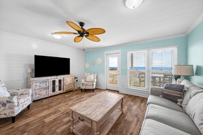 Townhome, Ocean View | Living area | 65-inch Smart TV with digital channels, Netflix, Hulu - The Sea Cliffs at Port St Joe by PHG (Port St. Joe)