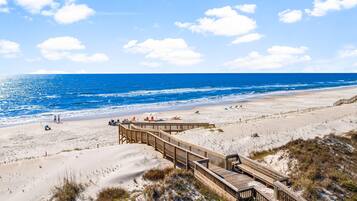 On the beach, white sand, fishing