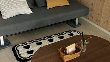 Family Double or Twin Room, 1 Bedroom, Non Smoking, Kitchen | Living area | Heated floors