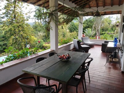 fantastic chateau in Santa Rosa de Cabal amazing area close to hot spring waters