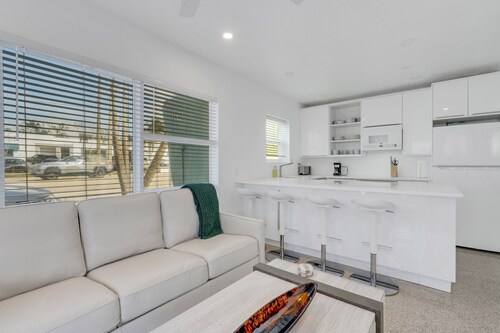 Have fun at our Sunny Beachside Retreat remodeled head to toe!